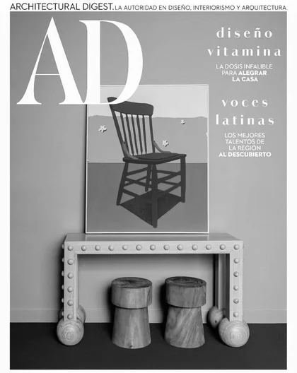 Portada de Architectural Digest, edición «diseño vitamina»