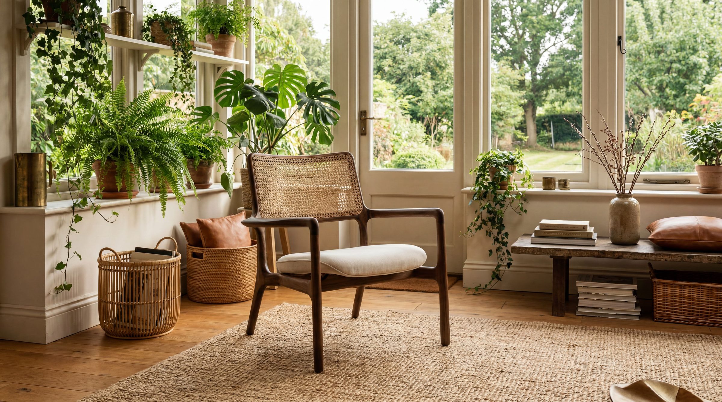 Janeiro Chair, en un espacio luminoso de campo